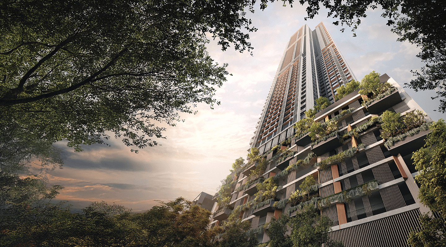 PArkside Residences Facade Background